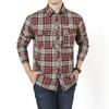 Spring and Autumn Men's Plaid Long Sleeve Shirt Men's Casual Cotton Outdoor Shirt Cotton