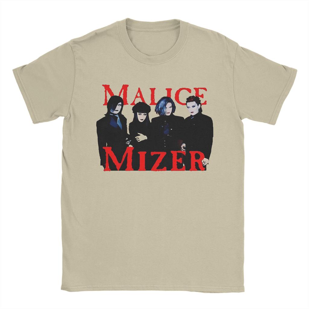 Funny Rare MALICE MIZER TShirts Men O Neck 100 Cotton T Shirts Short Sleeve Tees Classic Clothes