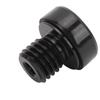 Pool Cue Back Plug Screw Aluminum Alloy Rubber Sleeve Billiard Cue End Plug for Replacement