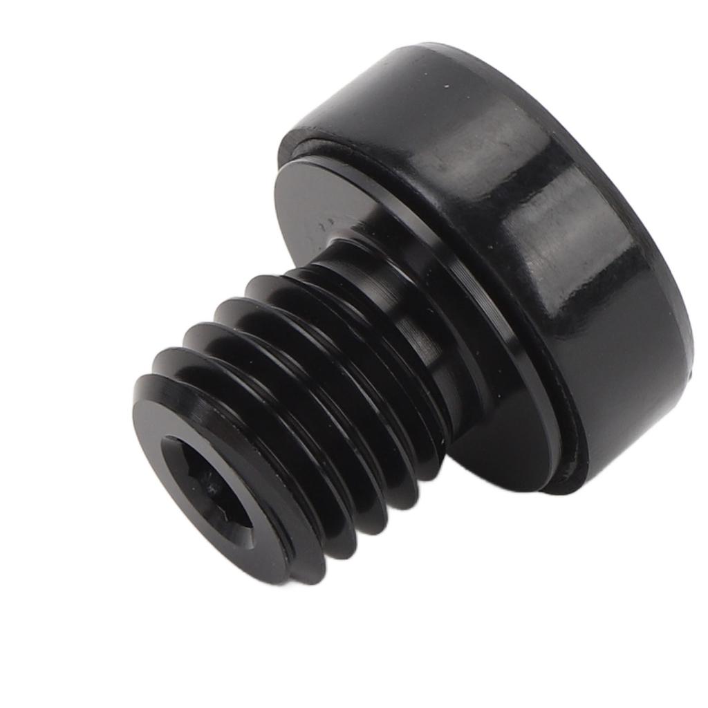 Pool Cue Back Plug Screw Aluminum Alloy Rubber Sleeve Billiard Cue End Plug for Replacement