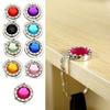 Portable Hanging Crystal Alloy Bag Desk Hooks Portable Handbag Folding Hanger