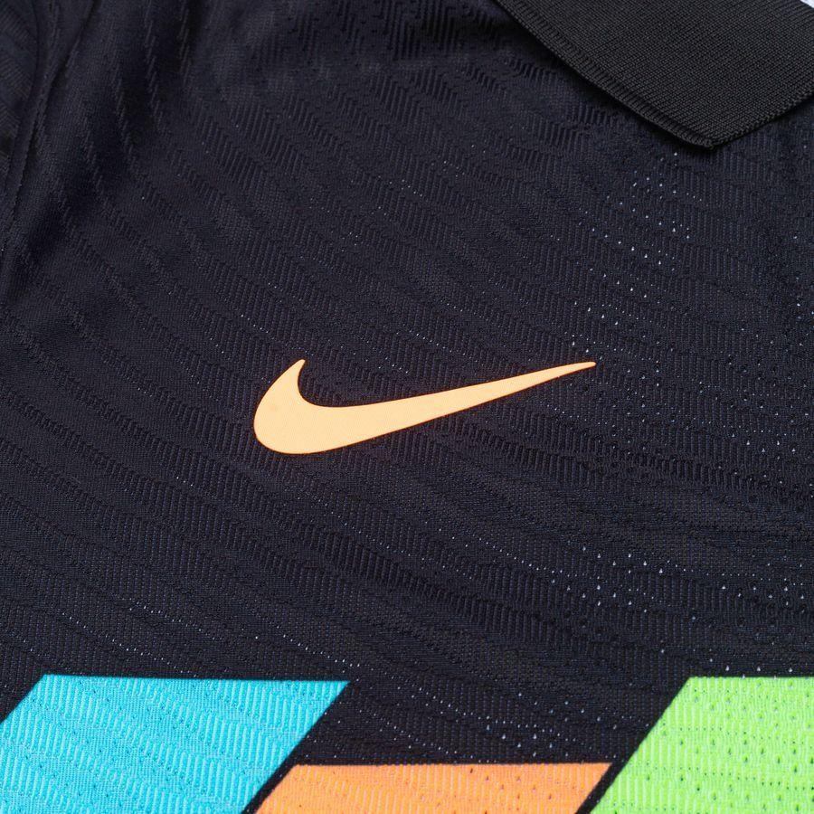 Nike International Beige Blue Soccer Jersey Player Edition Men's Black DM0910-011