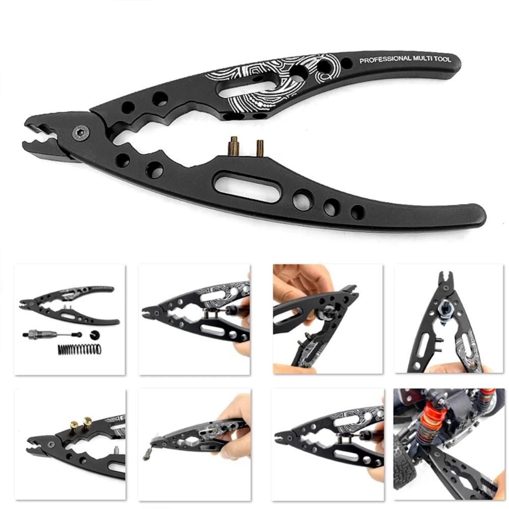Professional Shock Ball End Pliers Black Clamp Pliers Tools fot RC Crawler Car