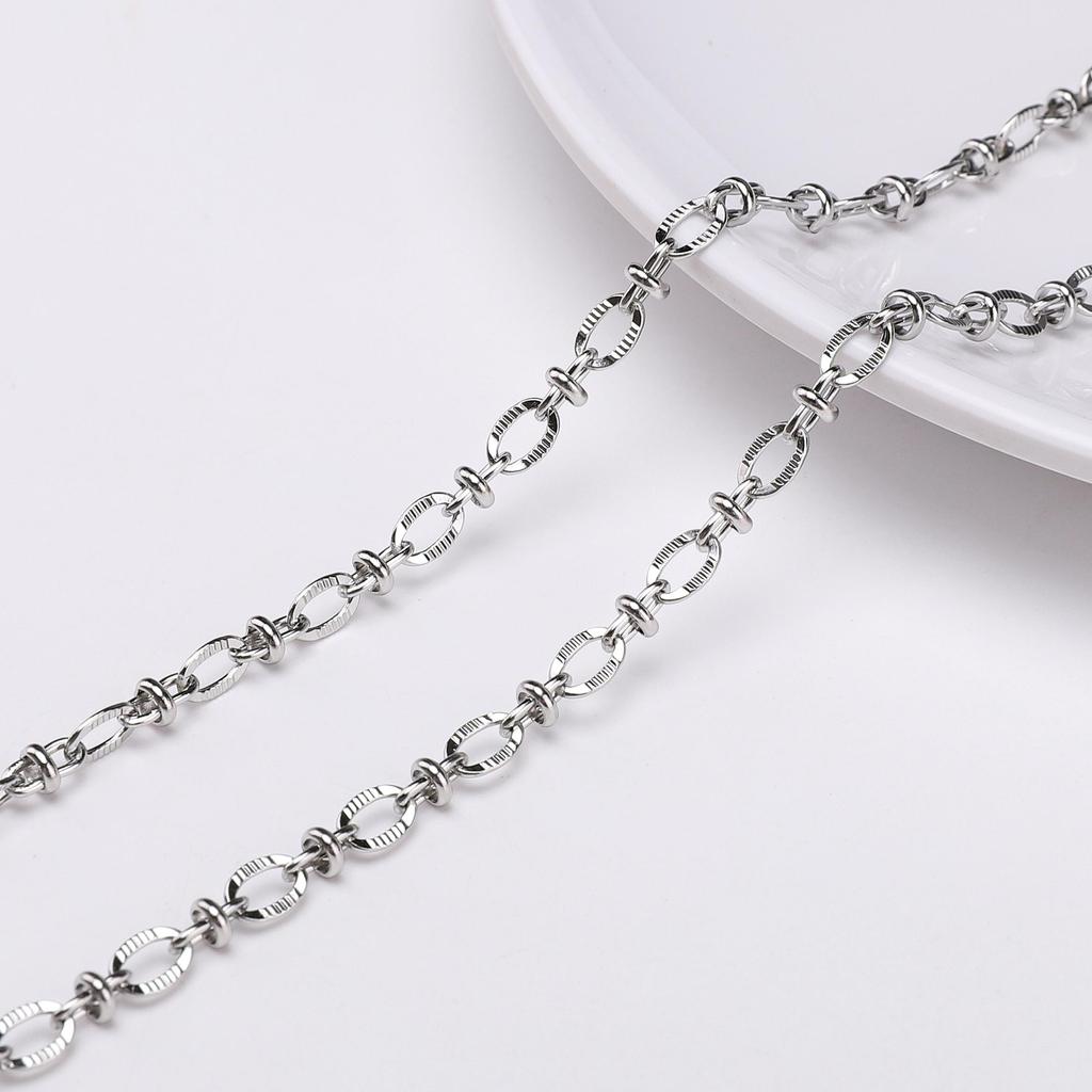 1 метр панк-цепи из нержавеющей стали для изготовления украшений своими руками - Прочная и устойчивая к коррозии