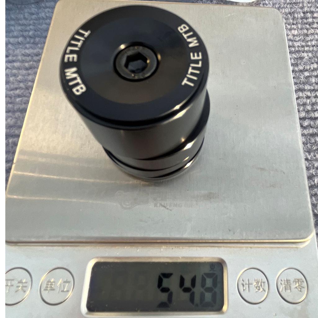 TITLE Bicycle Headset Spacer Headset Top Cap bolts Alloy Aluminum Made CNC bike parts a set Suitable for 28.6mm front fork