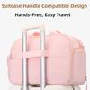 Solid Color Tennis Racket Bag Waterproof Tennis Crossbody Bag Durable Sports Fitness Bag  Women