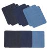 4/12PCS Apparel Pants Sewing Iron-on Knee Elbow Jeans DIY Fabric Patch