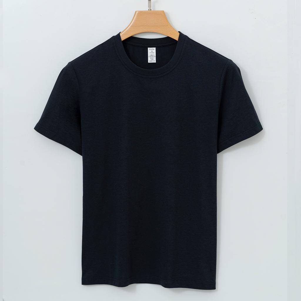 Спортивная футболка мужская с короткими рукавами, повседневная, с круглым вырезом, для активного отдыха, быстросохнущая, не требующая глажки и создающая ощущение прохлады, мужская футболка