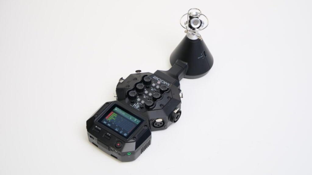 ZOOM Ambisonics VR Microphone Capsule for H8 Q8n4K spatial audio recording for video VRH8 360-degree production.