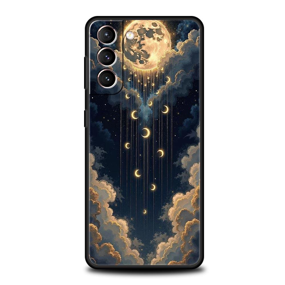 Fashion Starry Sky Stars Phone Case Cover for Samsung Galaxy S26 S25 S24 S23 S22 S20 S21 FE Ultra S25Edge S10 Plus 5G Soft TPU