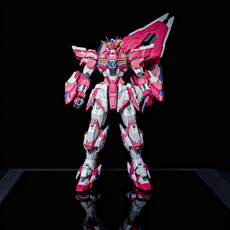 QianQiuShang 1/100 Alkaid Pink II XH-B01A Сборная модель меха Аction Figures с подставкой Коллекционная игрушка Декор Подарок