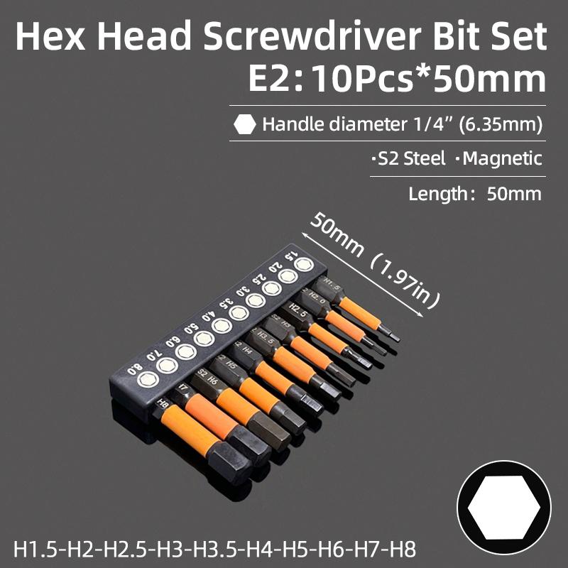 Шестигранный ключ-шестигранник Набор отверток Магнитные крестовые отвертки Torx Plum Security Tamper Proof Сверла Отвертка Ручной инструмент