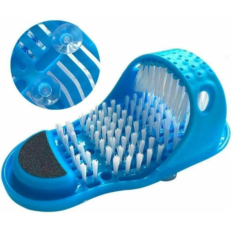 1PCS Shower Foot Scrubber Massager Cleaner Spa Exfoliating Washer Wash Foot Repair Slippers Bathroom Foot Brushes Remove Dead Skin