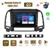 8 Inch Car Radio Multimedia Player For Hyundai Santa Fe 2006-2012 With Button Knob Android 2 Din Carplay Stereo GPS Head Unit 2+32GB