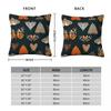 Tiger Moths Insert Square Pillowcase Polyester Linen Velvet Printed Zip Decor Throw Pillow Case Car Cushion Cover