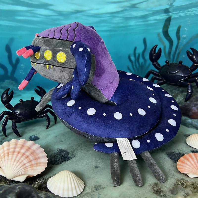 20 см Новая Горячая Игровая Периферия по Игре Subnautica Плюшевая Игрушка Милый Аниме Персонаж Глубоководная Змея Кукла Подарок на День Рождения для Ребенка Фаната