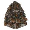 Камуфляжная лиственная шляпа, 3D головной убор с полным лицом для кемпинга, охоты, уличные аксессуары