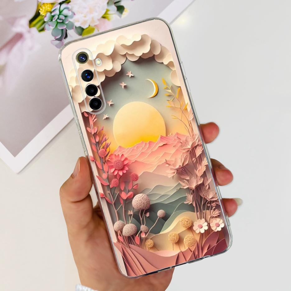 Чехол для Realme 6 Pro Чехол для Realme 6i 6S Роскошный Популярный Расписная Задняя Крышка Мягкий Силиконовый Чехол для Телефона Для Realme 6S 6i Realme6 Pro Оболочка