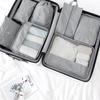 Travel Storage Bag Set, Travel Luggage, Clothing Sorting and Storage Set, Waterproof 7 Pieces Set