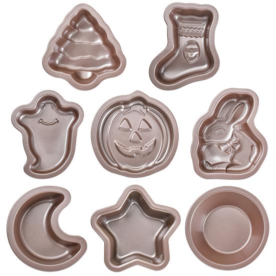 Противень для выпечки креативной формы, термостойкая пищевая категория, не содержит BPA, антипригарная форма для кексов, сделай сам, мультяшная форма для торта