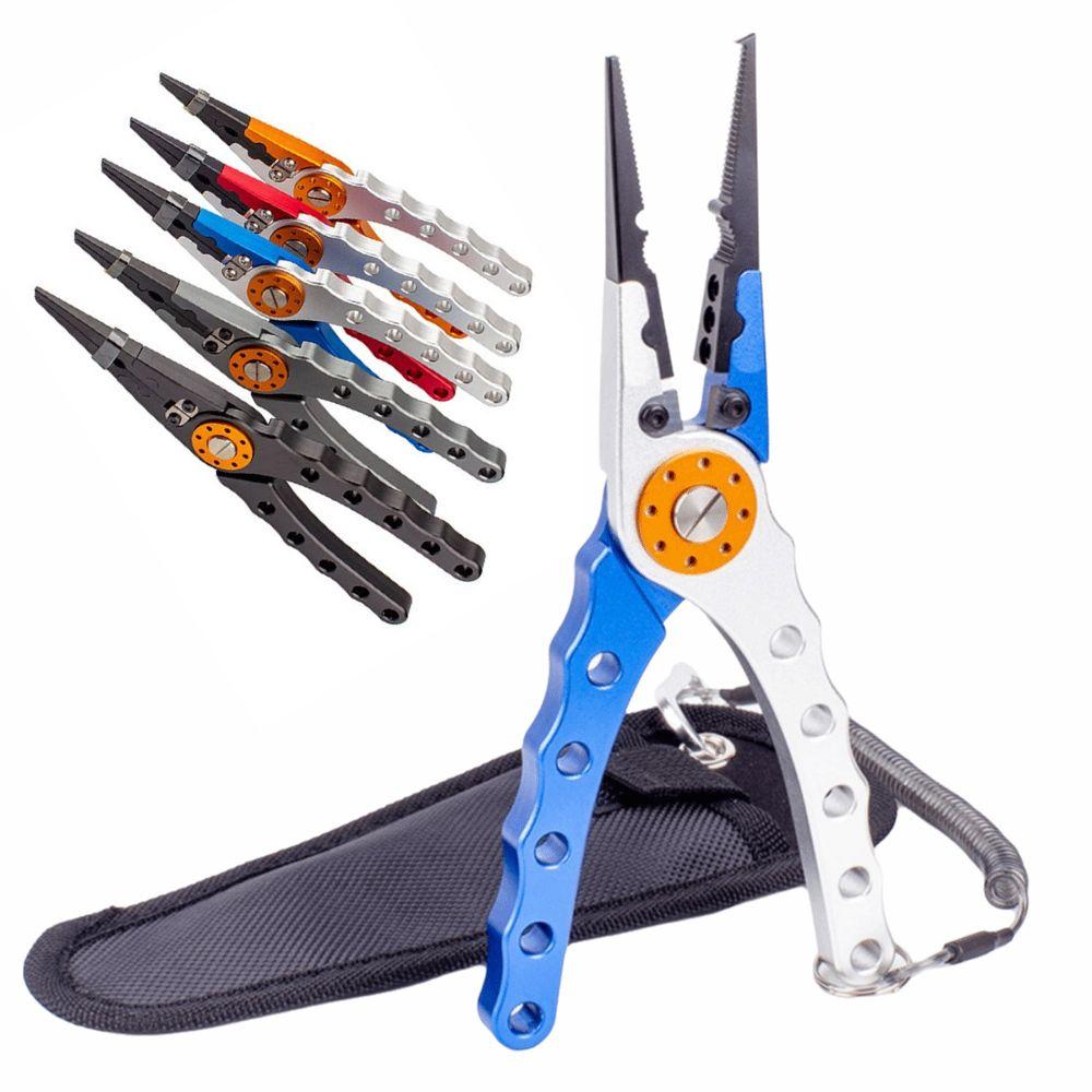 Aluminum Zinc Zinc Alloy Fishing Pliers Anti Slip Line Cutting Pliers Hook Remover Pliers Outdoor Fishing
