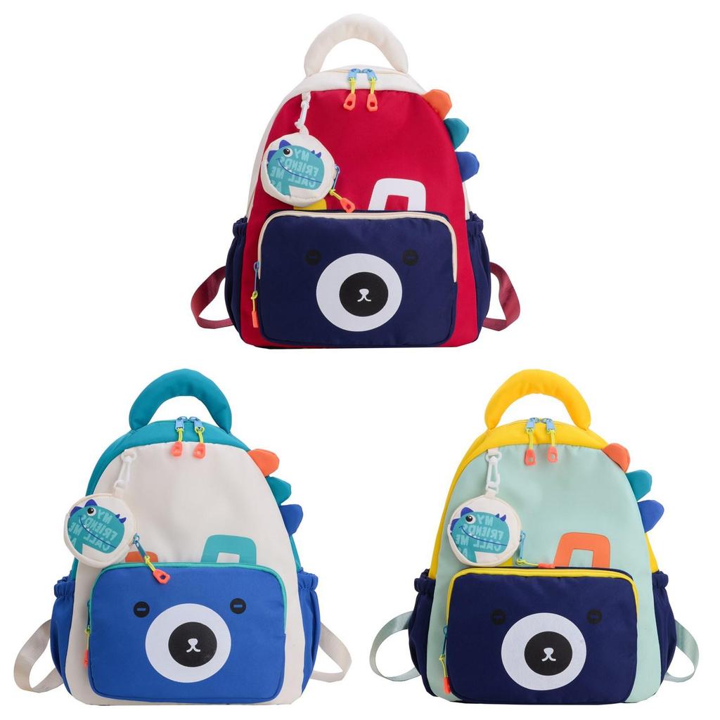 Мультяшный нейлоновый рюкзак для детского сада с дизайном против перегрузки для маленьких учеников