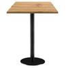 60 X 60 Cm High Table - Rome Model, Armor Oak