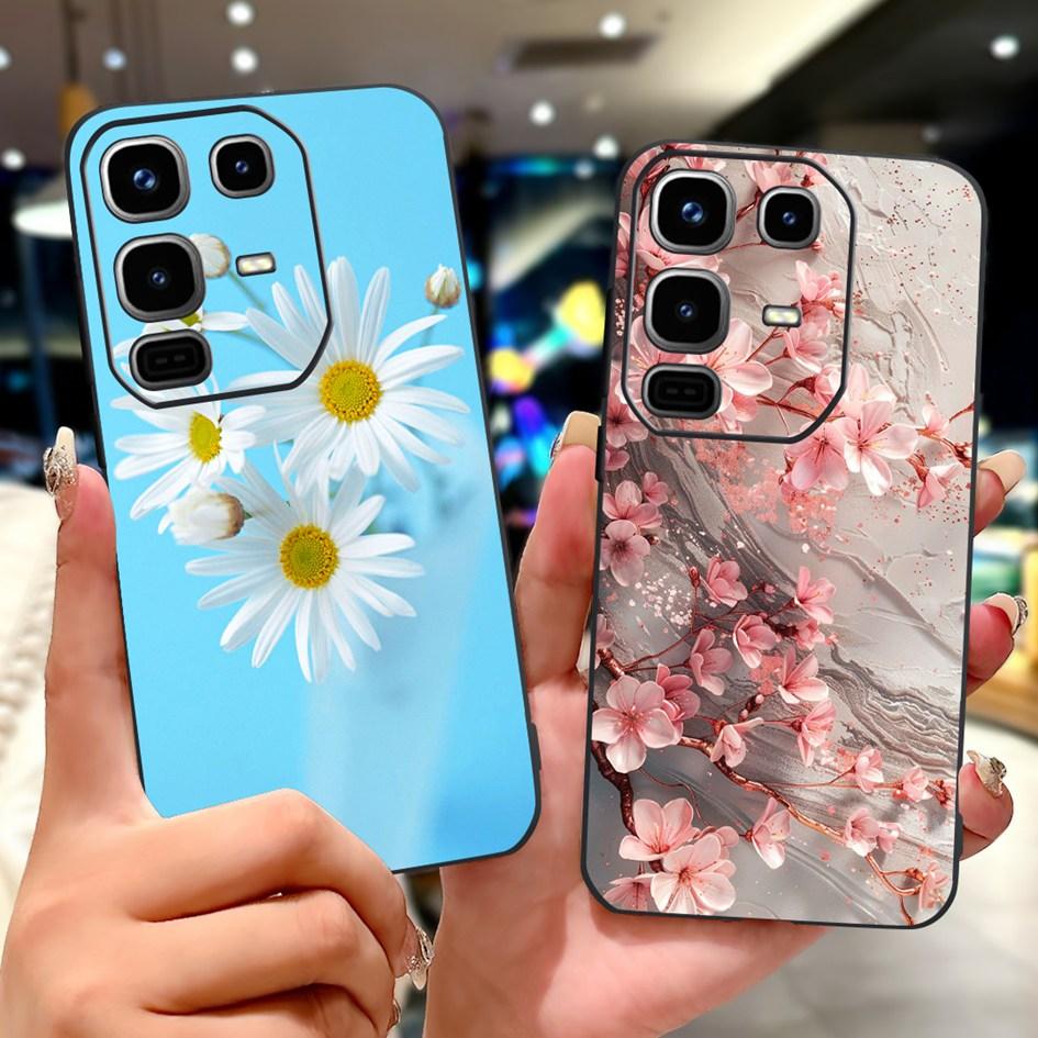 Чехол для Infinix Note 50 Pro Чехол X6855 Модный Бабочка Сердце Мягкий Силикон Чехлы для Телефона Для Infinix Note 50 Pro+ Бампер