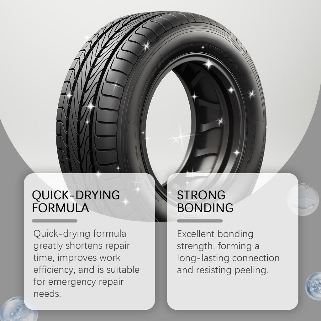 Герметик, склеивающий, износостойкий, портативный и простой в использовании автомобильный шинный реагент 15 мл