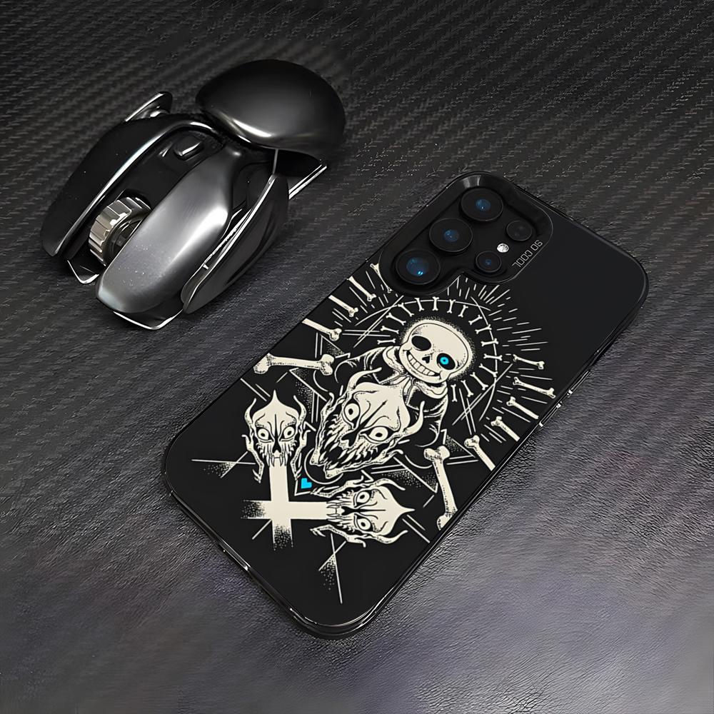 Чехол для телефона Sans Undertale для Samsung A25 A33 5G A54 A36 A35 A56 A52 A14 Ударопрочный Цветной Чехол