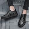 Fashion Handmade Men Coiffeur Shoes Lace-Up Trend Shoes Brand Mens Oxfords Shoes Luxury Leather Men High-quality Tooling Casual Shoes