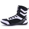 Men Boxing Shoes High Top Breathable Women Professional Wrestling Shoes Comfortable Sneakers LightWeight Athletic Boxing Boots