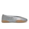 Taekwondo Mei Ballet Silver Metallic Women Sneakers Gum JR7032