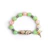 with Pendant Hummingbird Bracelet Elastic Beaded Bracelet Metal Tube Crystal Bracelet  Party Favors