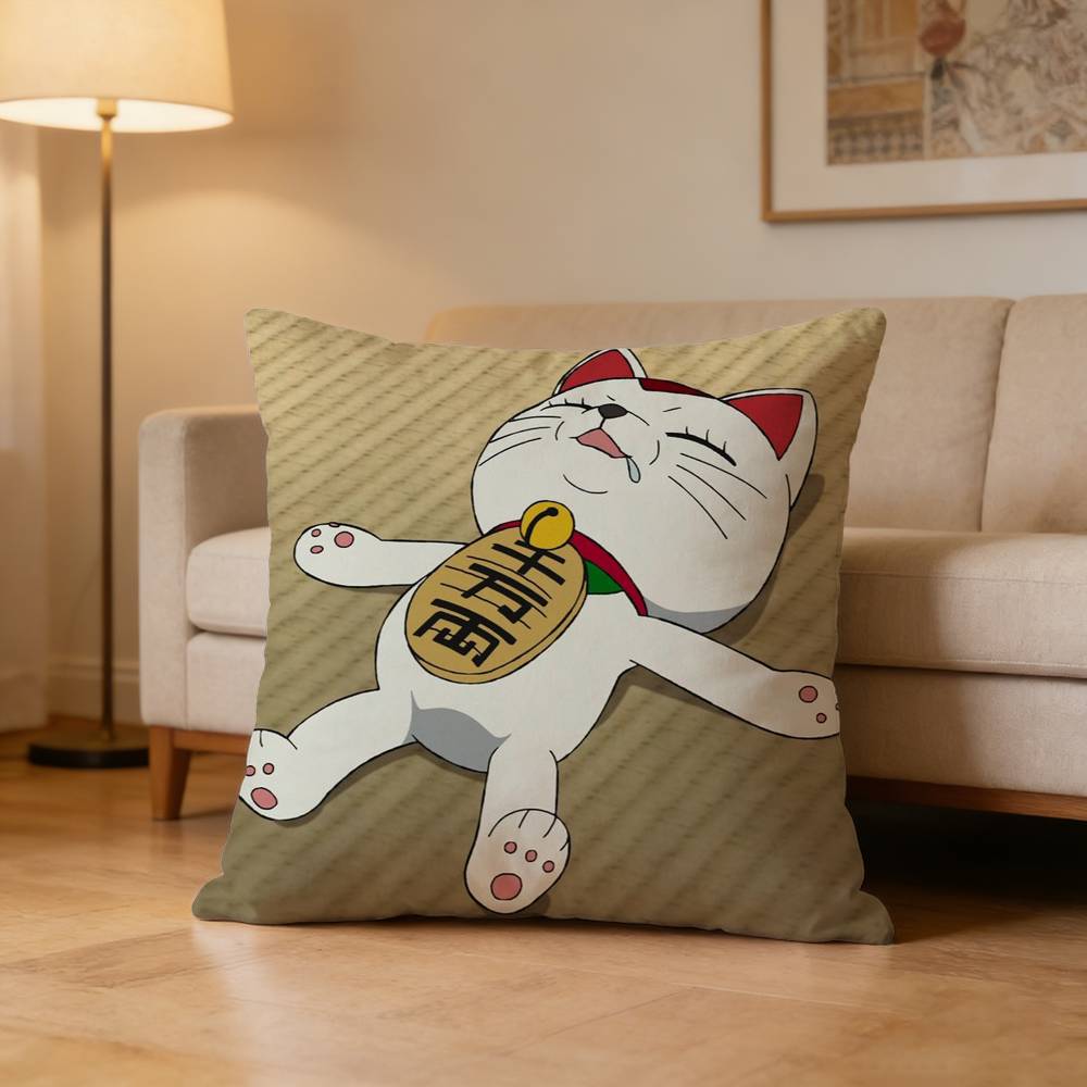 Turbo Granny cat Pillow Case for Sofa Living Room Home office Decor Protective Cover