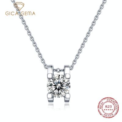 Серебро S925, инкрустированный 1 карат, цвет циркона, классическая серия с головой быка, кулон, свадебные украшения, цепочка на ключицу