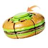 Smooth Rotating Burger Fidget Ball Burger Shape Rotating Gyro Toy  for Boys and Girls