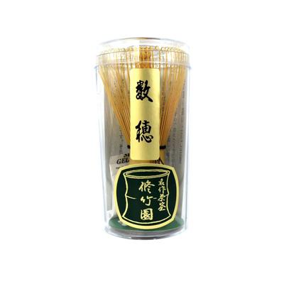Shuzukuen Tea Ceremony Tools Chasen Number Prongs White Bamboo (1 Piece) Everyday Use Standard Whisk Matcha Practice