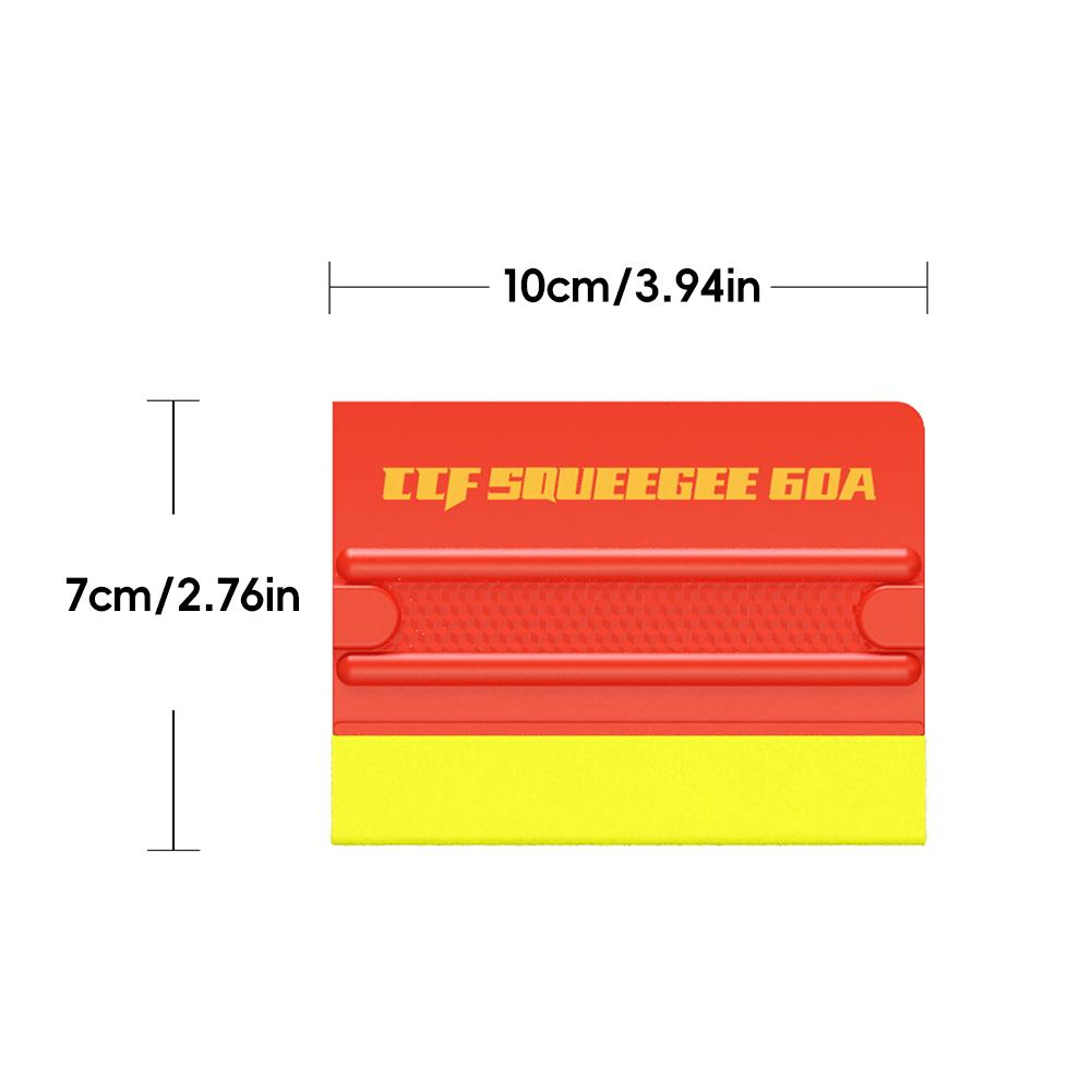 1PC Car Film Squeegee Dual-Blade Magnetic Color Change Film Tucking Edge Sealing Bubble Removal Tool