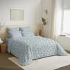 Complete Reversible Duvet Cover Pack for 140 X 190 Cm Bed Agathe Celadon