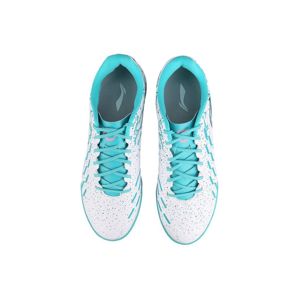 Li Ning Versatile Trendy Comfortable TF (Rubber Studs) Artificial Turf Synthetic Leather Soccer Shoes Men Soccer Shoes YSTU005-18