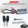 Multi-Protection Features Car Battery Disconnect 12V Universal Cut Off Isolator Master Switches with Wireless Remote Control