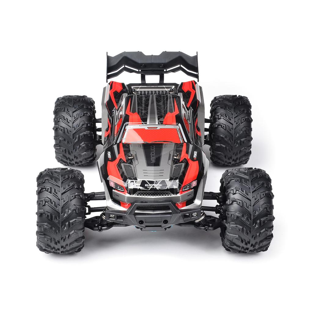 Внедорожный грузовик, радиоуправляемая машина, высокая скорость, 38 км/ч, 1/16, 2,4 ГГц, гоночный автомобиль, 4WD, RTR, игрушка для детей, мальчиков, 2 аккумулятора