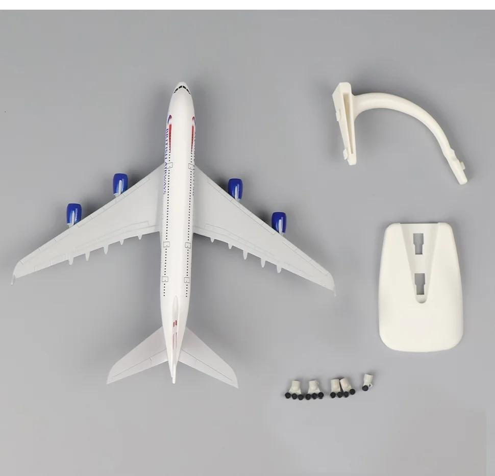 Литой 20 см Прототип самолета Airbus A320 Модель-симулятор авиалайнера из сплава Семейные игрушки и украшения A320 Поделки Подарки