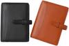 Franklin Planner Calm Soft Leather Binder, 20mm, Brown, Pocket Size, 65619