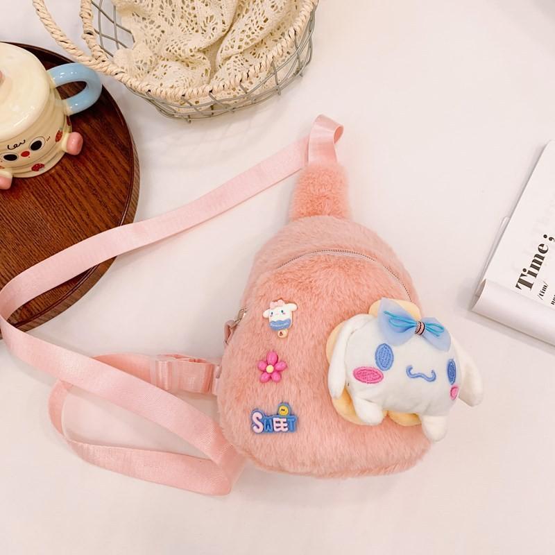 Girls Fashionable Plush Teddy Bear Backpack Lightweight And Breathable For Kids