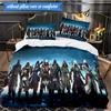 3PCS Assassin Game Printed Bedding Set For Bedroom dormitory,  Includes 1 Duvet Cover & 2 Pillowcases for All Seasons Home Decor Fan gifts