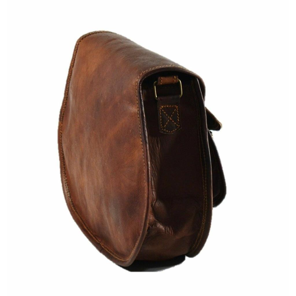 Vintage Satchel Women's Brown Messenger Genuine Cross-body Sling Shoulder Bag