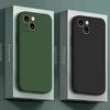High Quality Liquid Silicone Case For iPhone 16 15 14 13 12 11 Pro Max Mini X XR XS 7 8 Plus SE 16E Shockproof Soft Phone Case