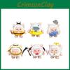 6 Eggy Pcs Party Sheep Design Mini Model Desktop Decoration Set Ornament